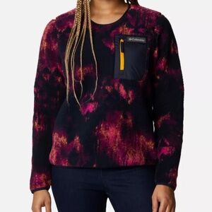 Women's West Bend™ Print pull over Fleece Jacket